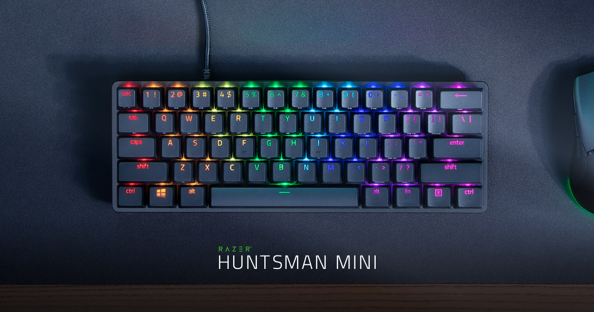 Razer Huntsman Mini 60% gaming keyboard